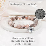 El Regalo 100 Languages I Love You Bracelet - Unique Jewelry for Girlfriend, Bestie, Daughter, Sister for Birthday & Special Occasions (To My Bestie)