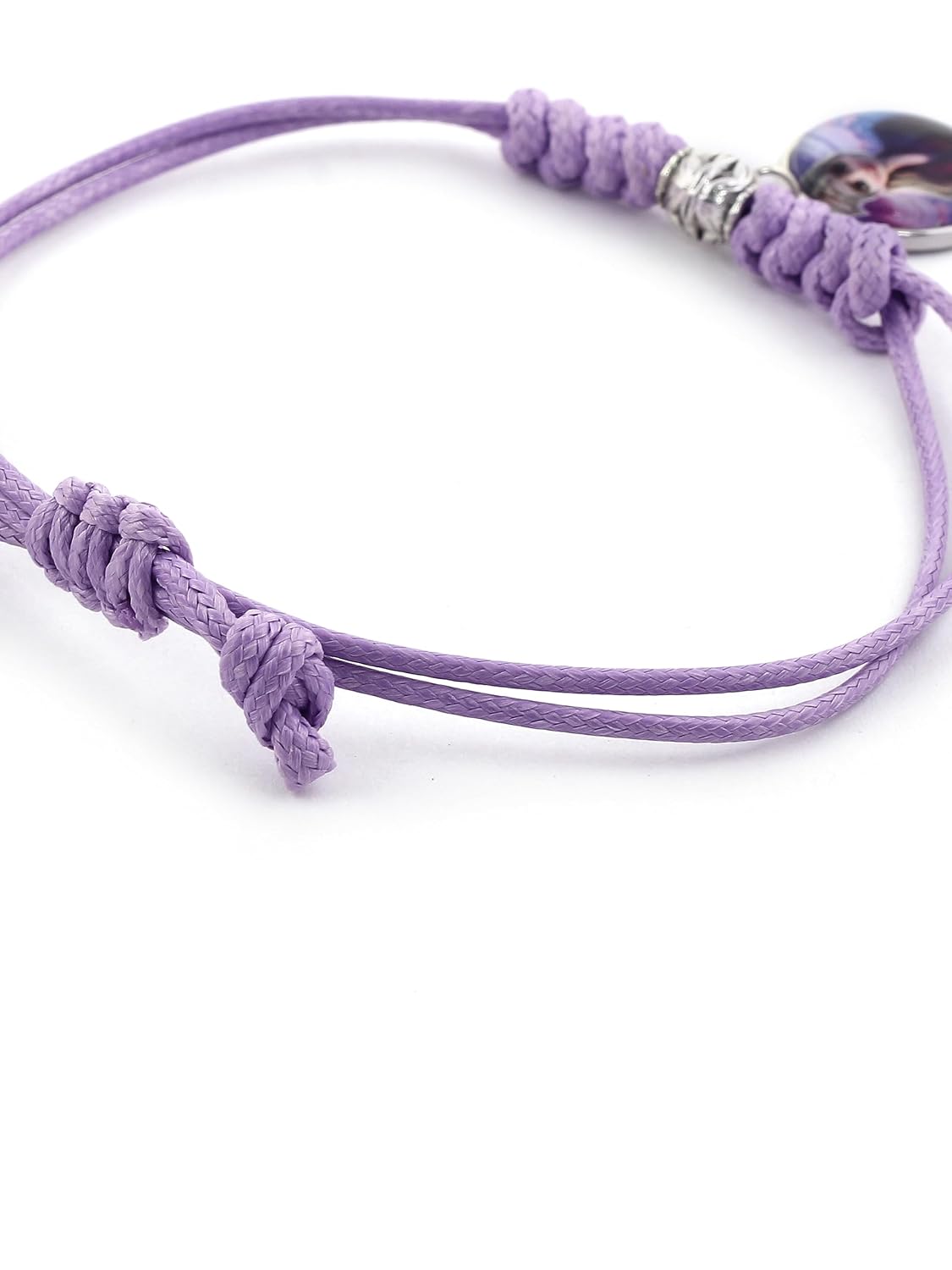 El Regalo 1PC Girls Princess Rakhi- Frozn Elsa Anna Rakhis - Girls Rakhi for Sister/Niece with Roli Chwal, Rakhi Message Card in Rakhi Box for Babies/Toddlers/Kids (Purple Elsa Princess Rakhi)