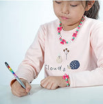 El Regalo Kids/Toddlers/Girls Wooden Beads Handmade Necklace & Bracelet Jewelry Sets (1 Necklace & 1 Bracelet): Kids Princess Jewelry Set (Butterfly Kids Jewelry Set)