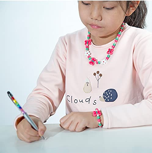 El Regalo Kids/Toddlers/Girls Wooden Beads Handmade Necklace & Bracelet Jewelry Sets (1 Necklace & 1 Bracelet): Kids Princess Jewelry Set (Butterfly Kids Jewelry Set)