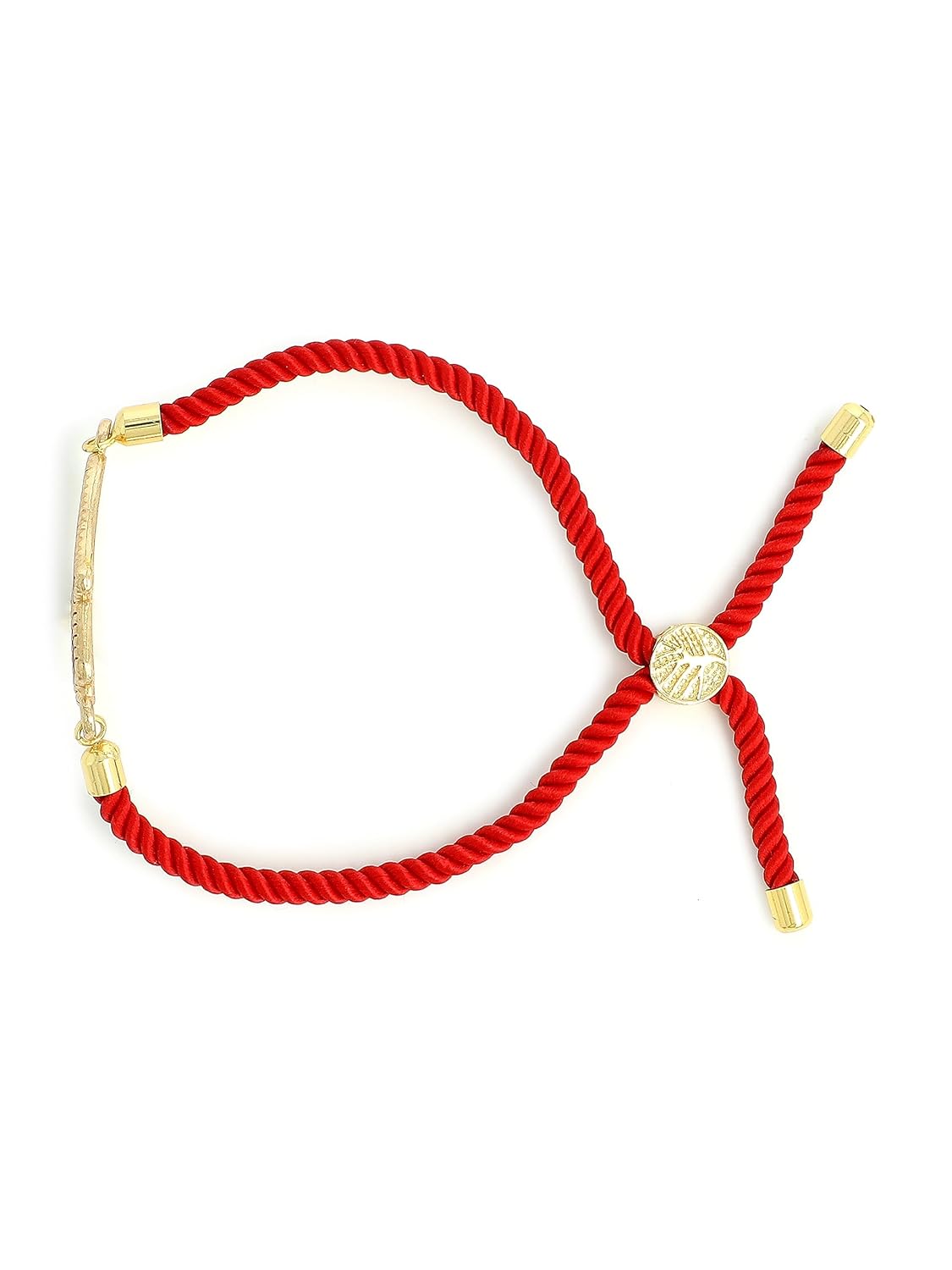 El Regalo Statement1PC Evil Eye Rakhi with Roli Chawal & Rakhi Message Card in Gift Box- Lucky Protection Rakhi to Avoid Negative Energies for Brother/Sister-in-Law/Niece or Nephew (Option-8)