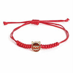 El Regalo 1 PC Zodiac Signs/Sun Signs Red Thread Bracelet Rakhi for Bhai/Brother/Niece or Nephew - Zodiac Sign Rakhi, Roli-Chawal Shagun, Rakhi Message Card in Rakhi Box (Aquarius Rakhi)