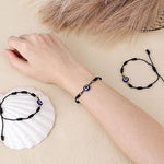 El Regalo Evil Eye Rakhi for Brother - Lucky Kabbalah Blue Turkish Evil Eye Macrame Rakhi for Bhaiya/Bhai/Brother/Nephew (Evil Eye Rakhi-Style 2)