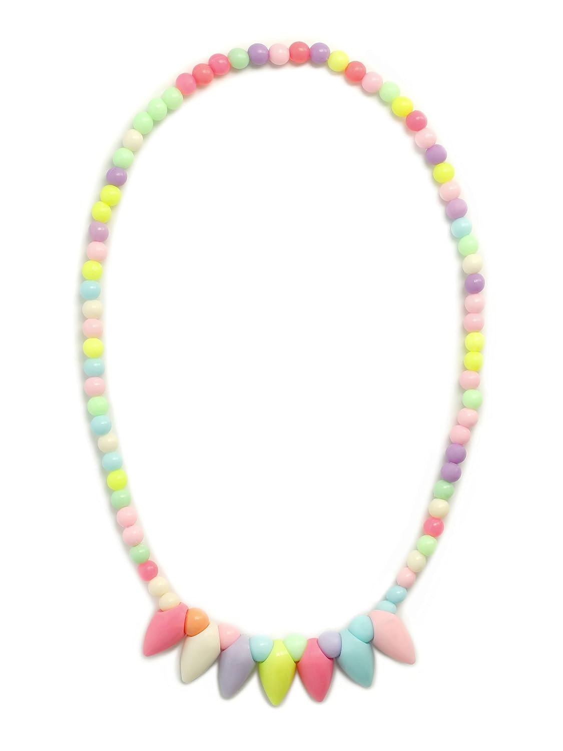 El Regalo 4 PCs Cute Kids Girls Jewelry Combo Sets - Kids Beads 2 Necklace & 2 Bracelets Jewelry Sets for Girls & Toddlers (Option- 2)