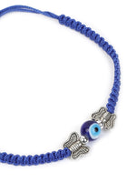 El Regalo 2PCs Cute Evil Eye Bracelet Rakhi Combo for Brothers/Bhai-Bhabhi- Fancy Evil Eye Rakhi with Roli Chawal in Rakshabandhan Gift Box (Red & Blue Butterfly Evil Eye)