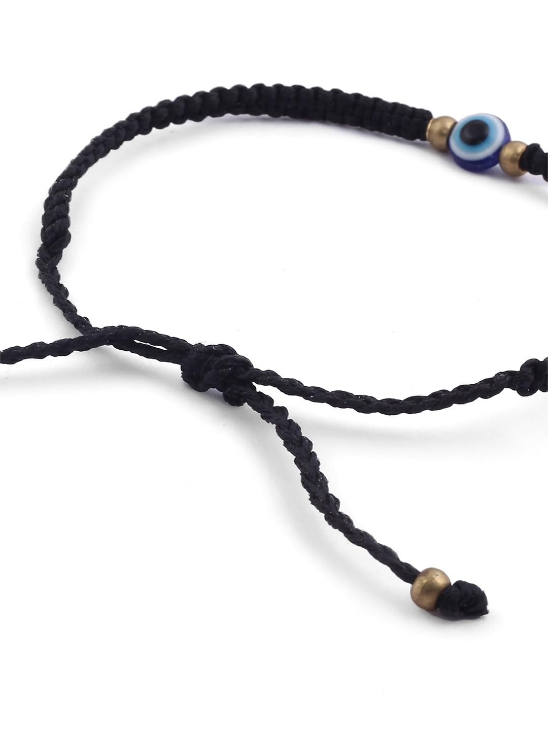 El Regalo Evil Eye CZ Bracelet Rakhi for Brother with Roli Chawal in Gift Box (Option-6)