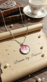 El Regalo Enchanted Tales Princess Pendant Necklace for Girls & Toddlers - Magical Character Jewelry for Birthdays, Parties & Gifting (Style-23)