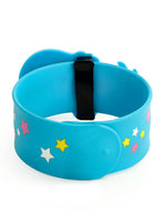 El Regalo 2 PCs Mermaid Snap Silicon Slap Wristband for Girls & Boys- Kids Party Favors, Mermaid and Stars Slap Bands for Kids Girls Boys (Magenta & Blue)