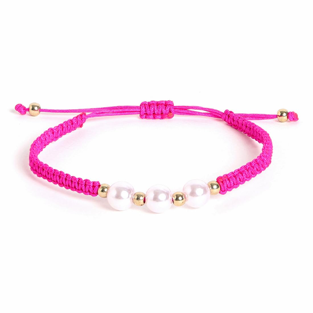 El Regalo 2PCs Pearls Rakhi Combo Set for Bhaiya-Bhabhi/Bhai- Bhatija/Bhatiji- Rakhi Gift Combo with 2 Pearls Rakhi, Roli-Chawal Shagun Pack, Message Card in Gift Box (Rose Pink)