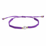 El Regalo 2PCs Pearls Rakhi Combo Set for Bhaiya-Bhabhi/Bhai- Bhatija/Bhatiji- Rakhi Gift Combo with 2 Pearls Rakhi, Roli-Chawal Shagun Pack, Message Card in Gift Box (Purple)