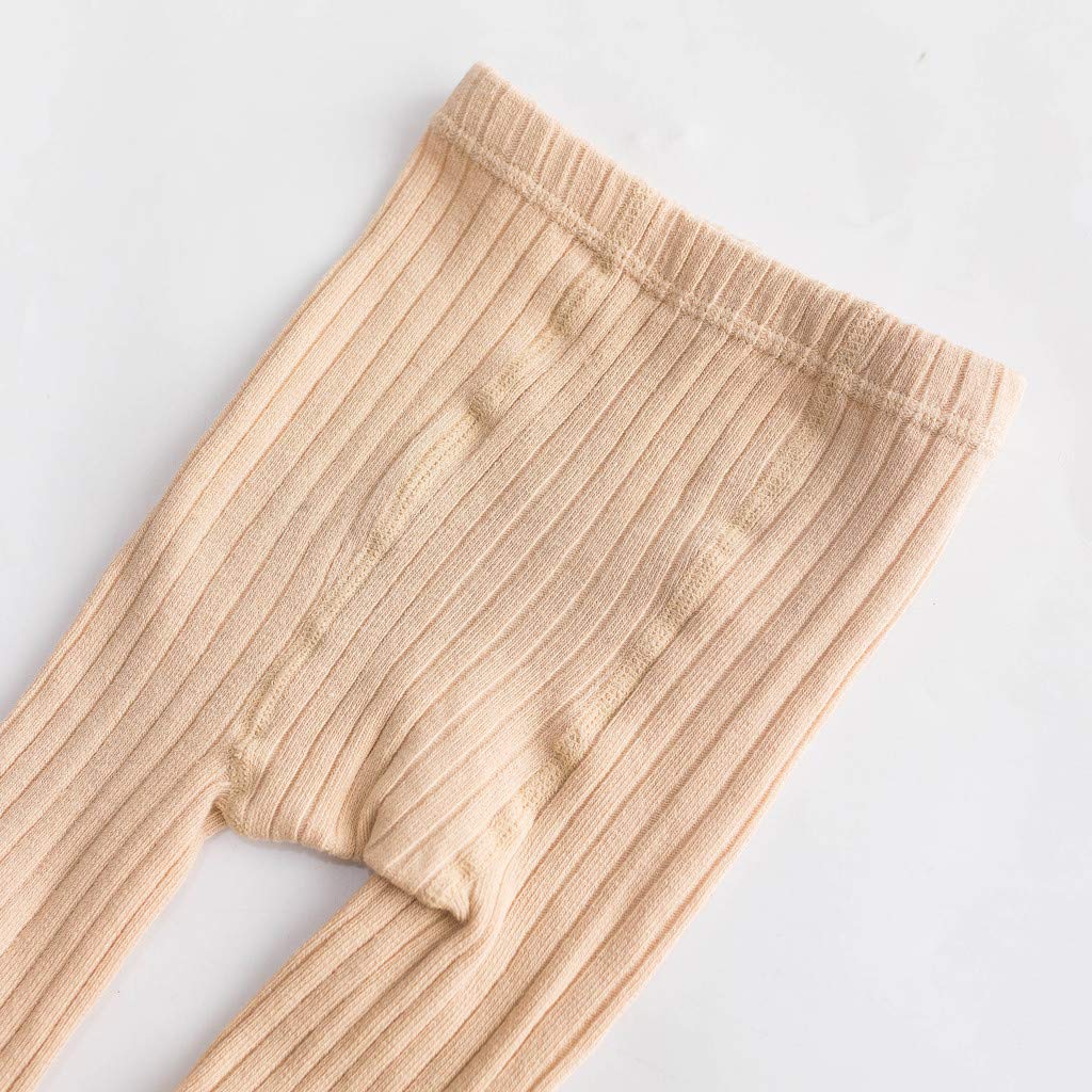 El Regalo 1 Pair Girls' Combed Cotton Bow Tights Pantyhose Leggings Stocking Pants | Party Bow Socks Stockings for Girls (Peach)