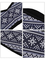 Boao 2 Pieces Ear Warmer Headbands Fleece Winter Headbands for Adult Kids Winter Supplies (Snowman Style)
