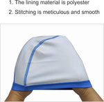 El Regalo 2 PCs Swim Cap Kids/Toddlers, Comfortable Breathable Polyester Fabric Swimming Caps Cute Cartoon Dolphin, Shark, Owl, Mermaid Fairy, Unicorn, Giraffe Swim Caps (Pink Owl & Blue Shark)