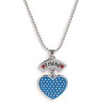 El Regalo 2 PCs Best Friend BFF Enamel Hearts Unisex Pendant Necklaces Set for Kids/Girls/Boys/Besties/Soul Sisters (Option-3)