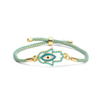 El Regalo Fancy 2PCs Evil Eye Rakhi Set for Brother with Roli Chawal & Rakhi Message Card - Lucky Protection Rakhi to Avoid Negative Energies for Brother/Sister-in-Law/Niece or Nephew (Option-3)