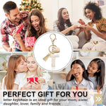 El Regalo Name Initials Letter Heart Charm Keychain - Personalized Resin Initial Keyring with Tassel, Cute & Durable Backpack Charm for Women & Girls (T Letter)