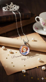 El Regalo Enchanted Tales Princess Pendant Necklace for Girls & Toddlers - Magical Character Jewelry for Birthdays, Parties & Gifting (Style-15)