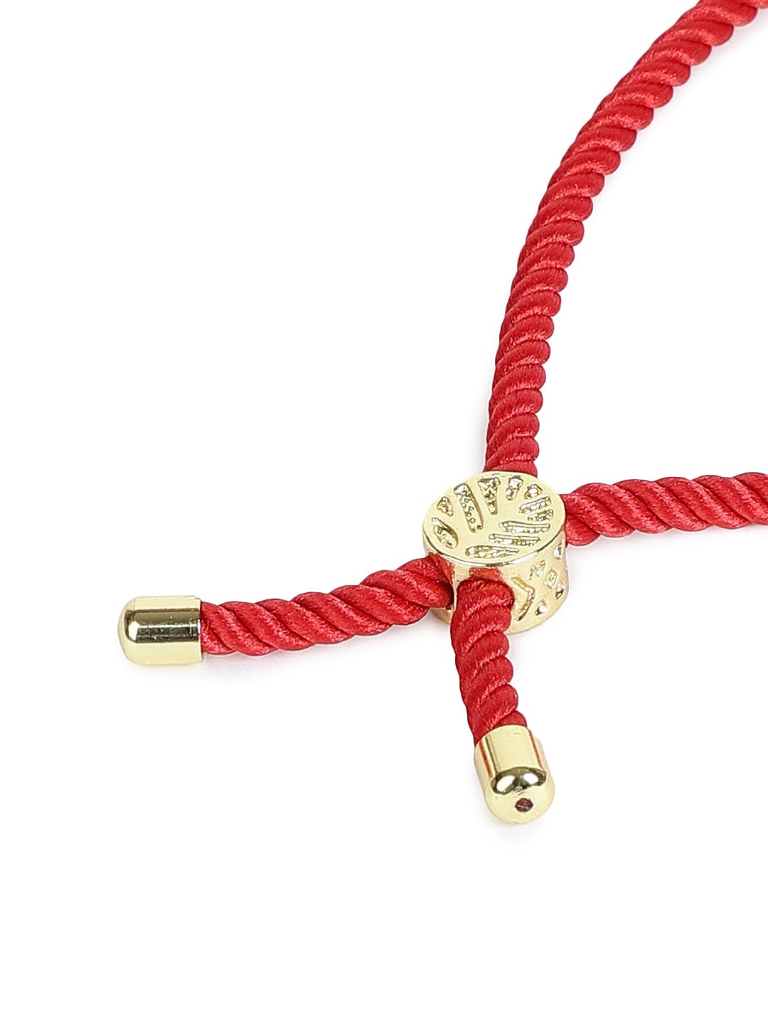 El Regalo Name Initials Evil Eye Bracelet Rakhi for Brother- Name Letter CZ Rakhi with Roli Chawal, Message Card in Rakshabandhan Box for Bhai (Red- Y)