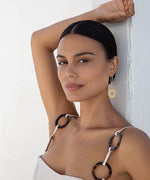 El Regalo Women's & Girl's Sun Charm Earrings - Lightweight Minimalist Design, Available in Various Hook Patterns for Versatile Style (Sun Liner Hook Earrings)