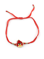El Regalo 2 PCs Kids Rakhis Combo Set - beautiful 2 Kids Rakhis Set with shagun, Rakhi Message Card in Rakhi Gift Box for Little Brother/Niece/Nephew (Angry Bird & Doremon Rakhi)