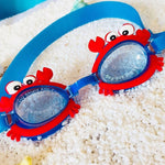 El Regalo Kids Cute Animal Cartoon Swimming Goggles for Girls & Boys- Kids/Toddlers Swim Goggles (upto 10 Years Old) (Crab Swim Goggle)