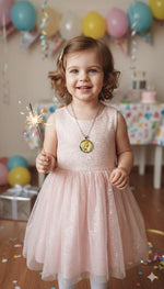 El Regalo Enchanted Tales Princess Pendant Necklace for Girls & Toddlers - Magical Character Jewelry for Birthdays, Parties & Gifting (Style-1)