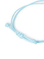 El Regalo 1PC Cute Girls Kids Unicorn Bracelet- Adjustable Hand Braided Floral Unicorn Rope Bracelets for Girls (Sky Blue Floral Unicorn)