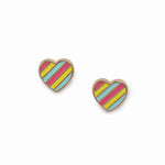 El Regalo 3 Pairs Hypoallergenic Earrings Set for Girls Teens Kids- Tiny Stud Earrings Set Heart Butterfly Rainbow Star Unicorn Straberry Ice Cream Cute Earring (Style-3)