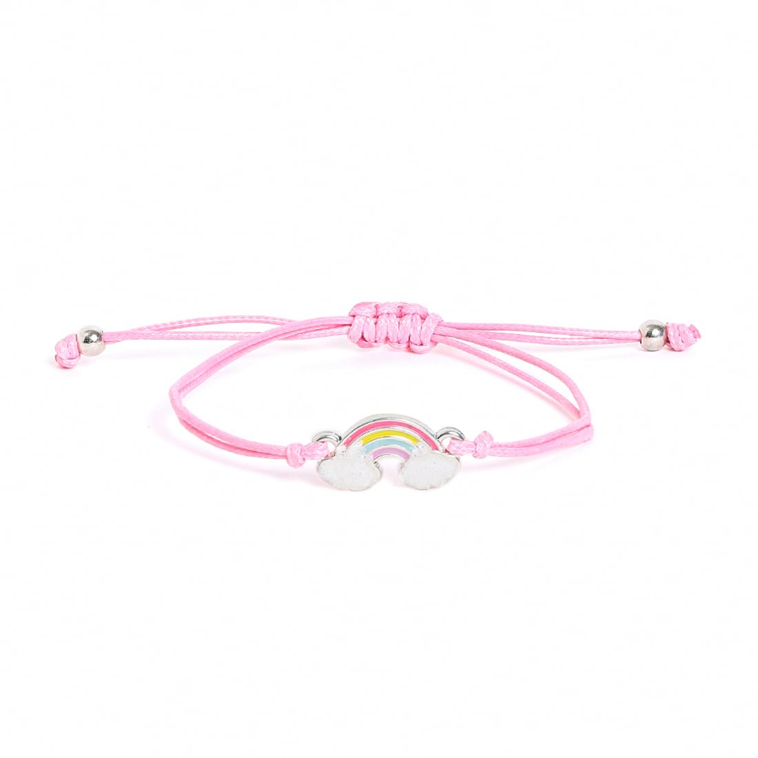 El Regalo 2PCs Cute Kids Bracelet Rakhi Combo Sets- Fancy Kids Rakhi for Brother/Sister with Roli Chwal, Rakhi Message Card in Rakhi Box for Babies/Toddlers/Kids (Rainbow & Star Rakhi)