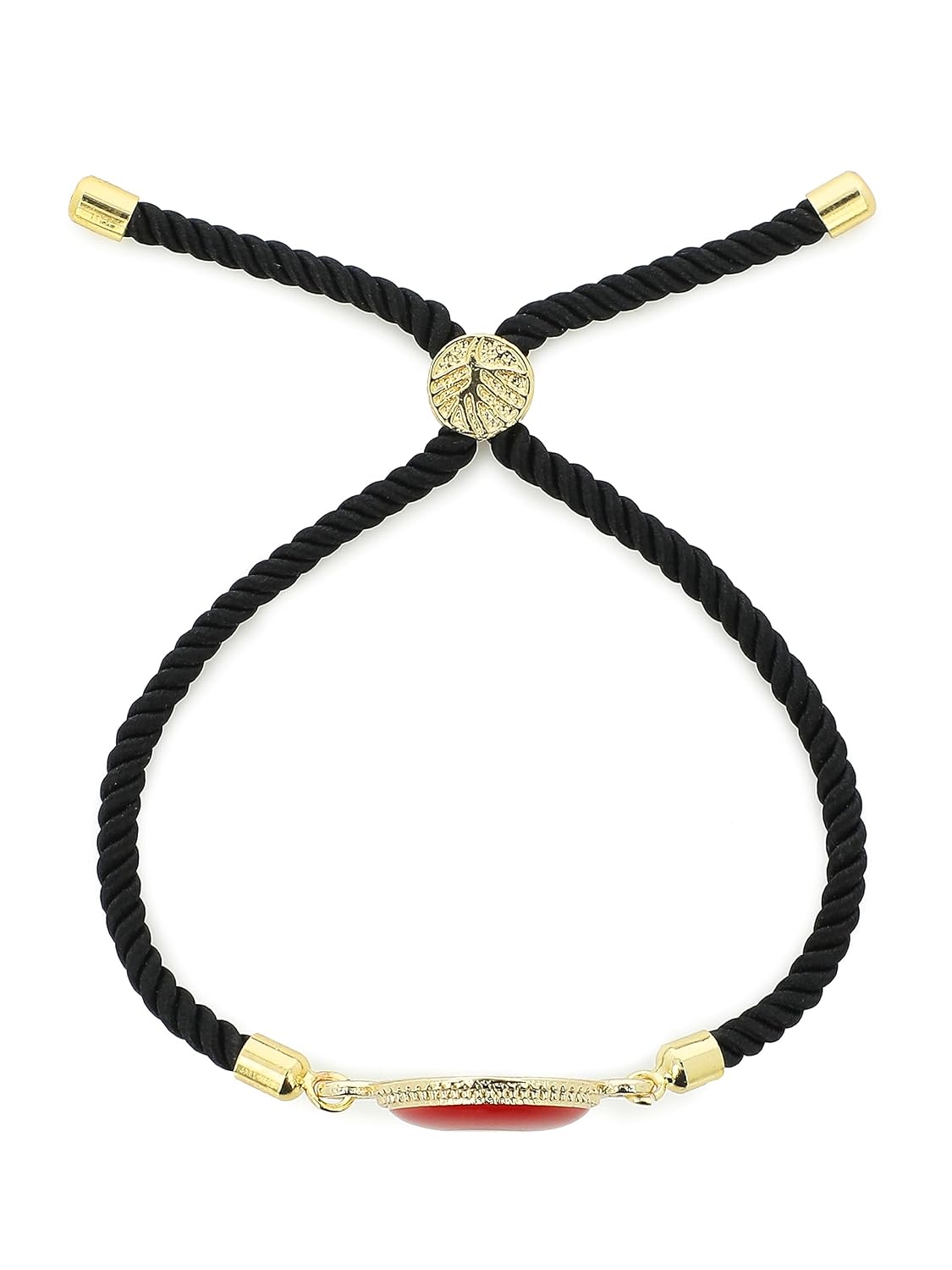 El Regalo Fancy 1PC Evil Eye Rakhi with Roli Chawal & Rakhi Message Card - Lucky Protection Rakhi to Avoid Negative Energies for Brother/Sister-in-Law/Niece or Nephew (Style-4)