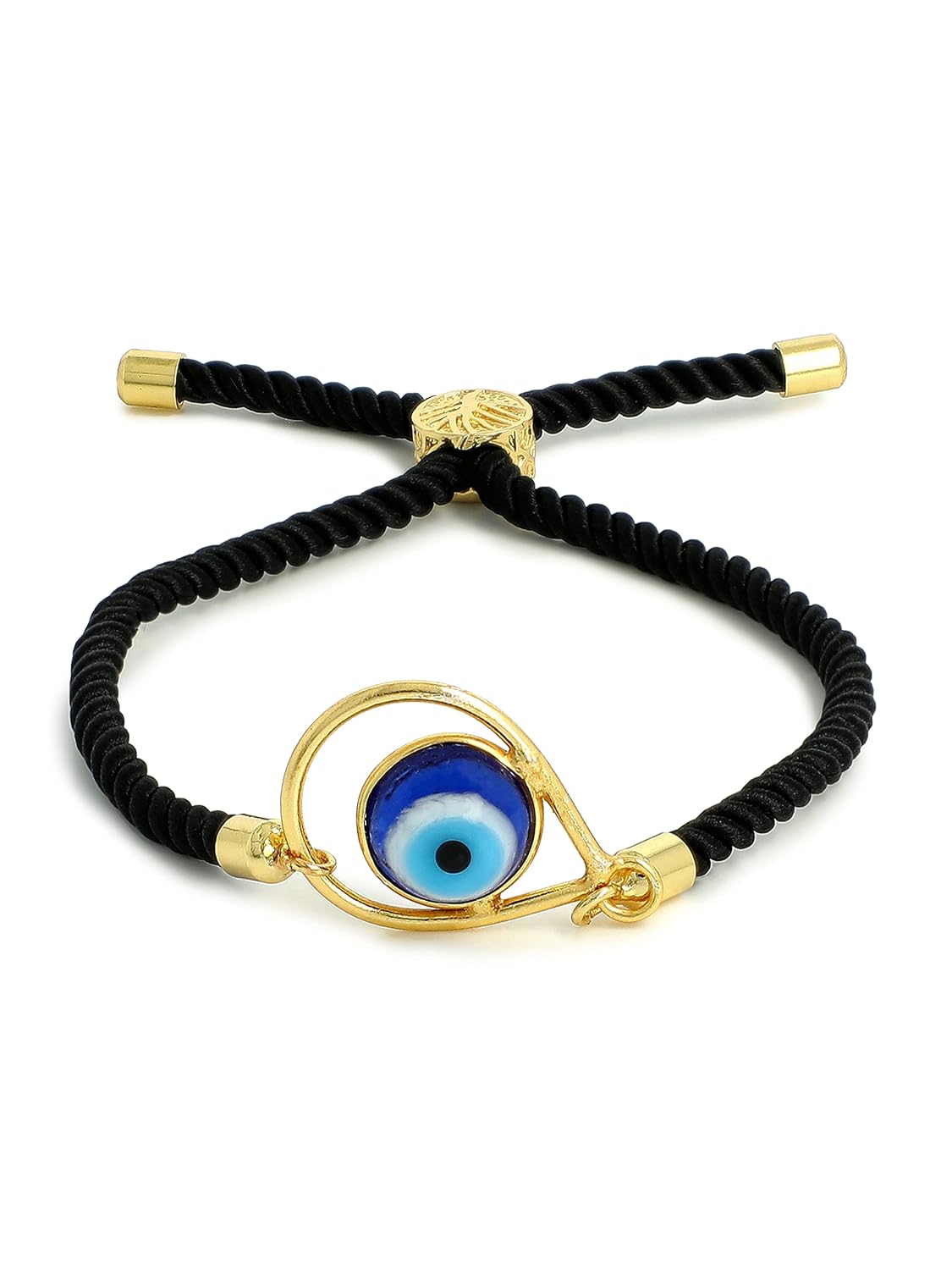 El Regalo Elegant 2 Evil Eye Rakhi Combo with shagun and Raksha Bandhan Card - Lucky Evil Eye Protection Rakhi to Avoid Negative Energies for Brother/Sister-in-Law/Niece or Nephew (Option-1)