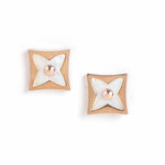 El Regalo 3 Pairs Stainless Steel Ati Tarnish Earrings Set - NO RUST Earrings Combo - Cartilage Surgical Earrings for Women/Girls (Style-10)