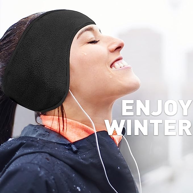 El Regalo 2 pcs Winter Ear Warmer Unisex Winter Headbands for Teens, Men, Women