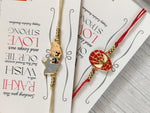 El Regalo 2 PCs Kids Rakhis Combo Set - beautiful 2 Kids Rakhis Set with shagun, Rakhi Message Card in Rakhi Gift Box for Little Brother/Niece/Nephew (Spiderman & Tom Jerry Rakhi)