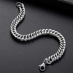 El Regalo 1 PC Stainless Steel Cuban Chain Bracelets Rakhi for Brother 1 PC Chain Bracelet Rakhi with shagun, Rakhi Message Card in Rakhi Gift Box for Bhai/Bhaiya/Bhatija (Option-3)