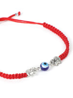 El Regalo 2PCs Cute Evil Eye Bracelet Rakhi Combo for Brothers/Bhai-Bhabhi- Fancy Evil Eye Rakhi with Roli Chawal in Rakshabandhan Gift Box (Elephant & Turtle Evil Eye)