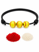 El Regalo 1PC Rakhi for Kids | Sports Balls Bracelet Rakhi for Brother- Rakhi for Sports Lover Bhai with Roli-Chawal Shagun, Message Card in Rakhi Gift Box for Kids/Adults (Option-2)
