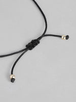 El Regalo 2 PCs Lucky Evil Eye Handwoven Adjustable Anklet cum Bracelets Set - Protection Evil Eye Bracelet/Anklet Set (Pink & Black) For Unisex Adult