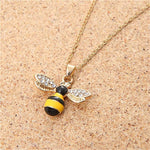 El Regalo Enamel Honeycomb Bee Earrings, Pendant Necklace Jewelry Set for Girls & Women - Geometric Hexagon Honeycomb Beehive Dangle Earrings (Style-2)