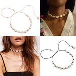 El Regalo Alloy Choker Necklace for Women & Girls (Silver)