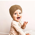 El Regalo 1 PC Baby Winter Unisex Knitted Turban Cap- Knit Warm Winter Caps for Babies/Toddlers/Infants - Girls & Boys (Pink)