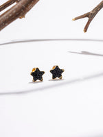 El Regalo 3 Pairs Cute Stainless Steel CZ Stud Earrings Combo for Kids/Girls/Teens/Women - Stars, Heart, Flower, Butterfly, Disco Ball, Stones - Hypoallergenic Flatback Earrings (Style-9)