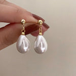 El Regalo Vintage Style Pearl Earrings for Girls & Women | Classic & Elegant | Available in Studs, Hooks, Threaders | Timeless Jewelry (Golden Pearl Studs)