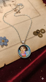 El Regalo Enchanted Tales Princess Pendant Necklace for Girls & Toddlers - Magical Character Jewelry for Birthdays, Parties & Gifting (Style-20)