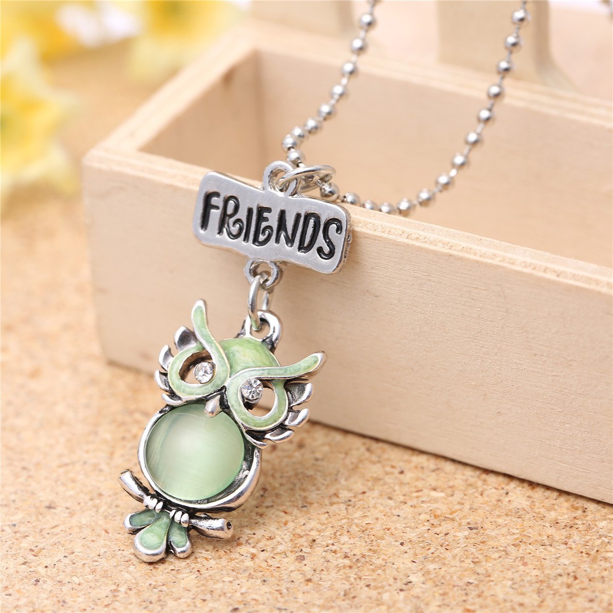 El Regalo Owls Necklaces Set (Best Friends Forever) for Girls & Boys