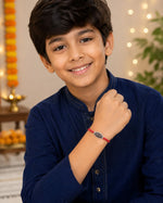 El Regalo 1PC Sports Balls Rakhi for Brother- Cute & Fancy Balls Bracelet Rakhi for Sports Lover Brother with Roli Chawal in Rakhi Gift Box (American Football)
