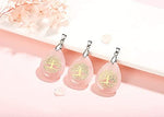 El Regalo Tree of Life Rose Quartz Drop Healing Crystal Chakra Pendant Necklace- Rose Quartz Jewelry for Girls & Women