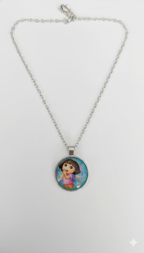 El Regalo Enchanted Tales Princess Pendant Necklace for Girls & Toddlers - Magical Character Jewelry for Birthdays, Parties & Gifting (Style-20)