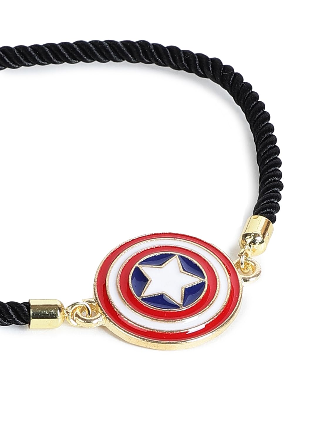 El Regalo 2PCs Super Hero Kids Rakhi set for Brothers- Avenger Adjustable Bracelet Rakhi Set for Bhai with Roli Chawal in Rakhi Gift Box