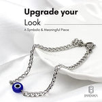 El Regalo Evil Eye Chain Unisex Bracelet- Stainless Steel No Rust Bracelet for Men & Women